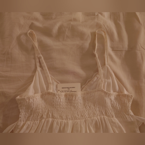 NWT Off White Ivory GUESS Mini Cotton Lace  Sundress Beach Cover-Up 3, 4 XS cute - Picture 14 of 14